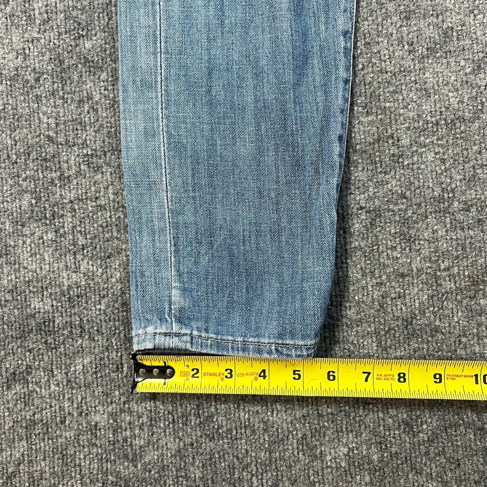 Lucky Brand Sienna Cigarette Straight Jeans Women 4/27 Blue Patchwork Distressed - Picture 2 of 15